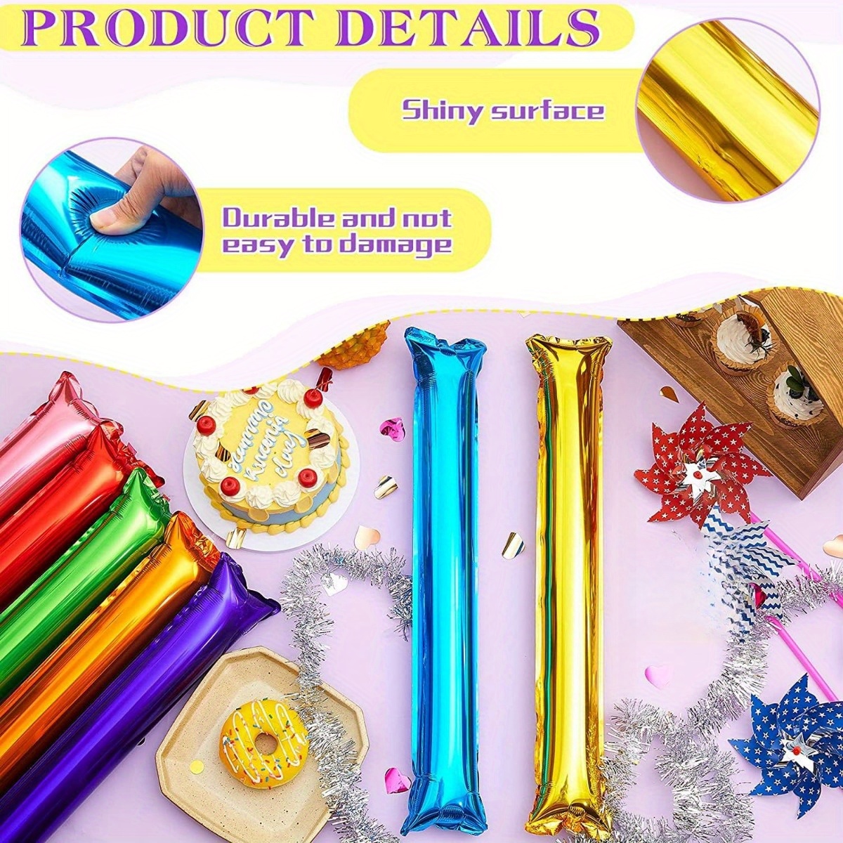 10/30pc Aluminum Film Inflatab - Party Games Easter recension och pris