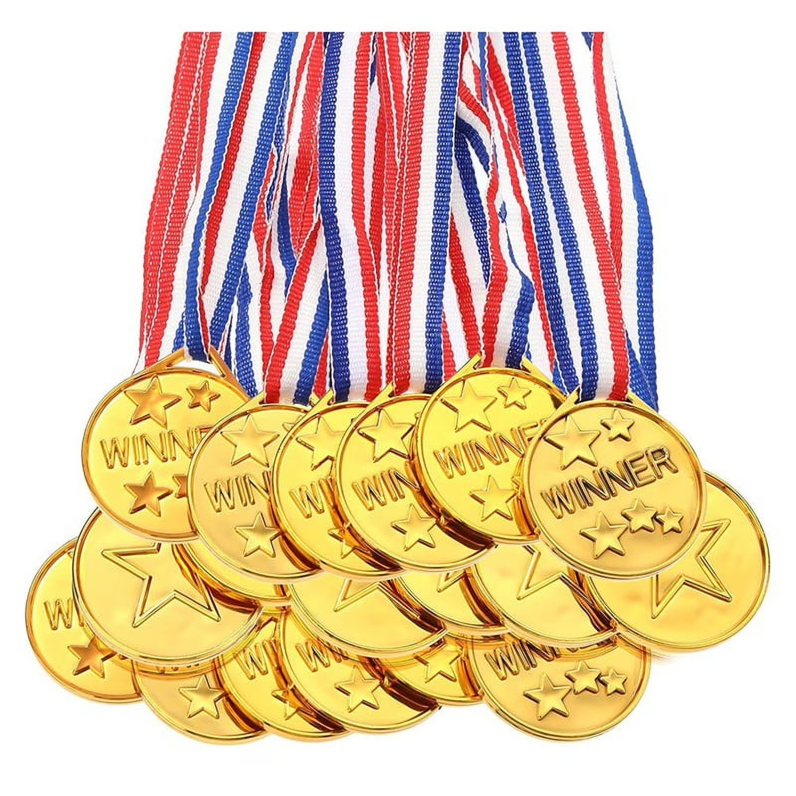 30Pcs Plastic Gold Winners Med - Party Games Easter recension och pris
