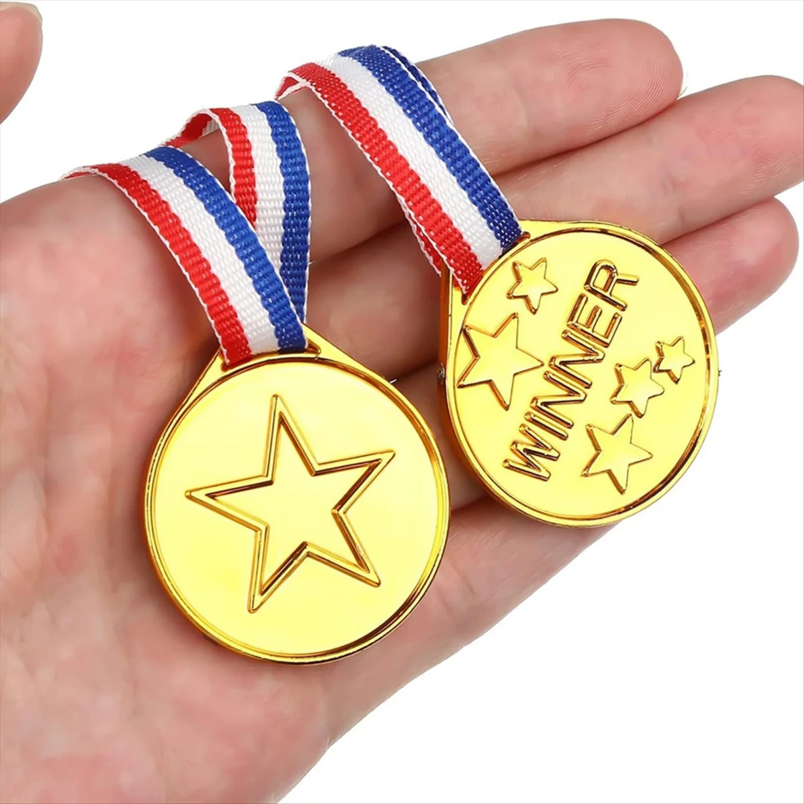 30Pcs Plastic Gold Winners Med - Party Games Easter recension och pris