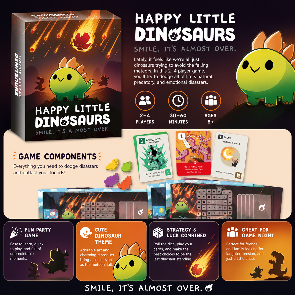 Happy Little Dinosaurs Cute Su - Party Games Quiz recension och pris