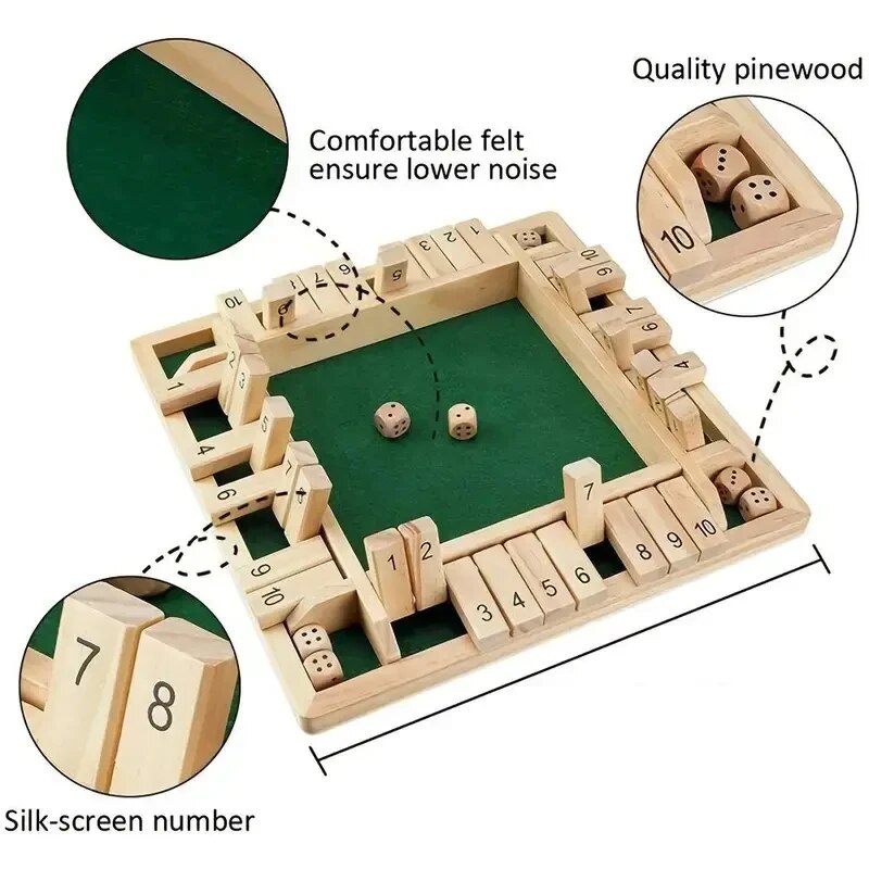 Deluxe Four Sided 10 Numbers S - Party Games App recension och pris
