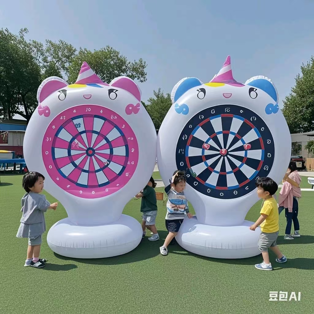 Inflatable Unicorn Throwing Ga - Party Games Kids Outdoor recension och pris