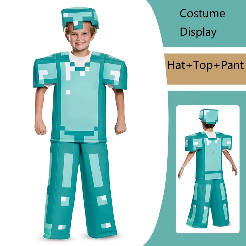 NEW Kids Cosplay Diamond Armor - Party Games Quiz recension och pris