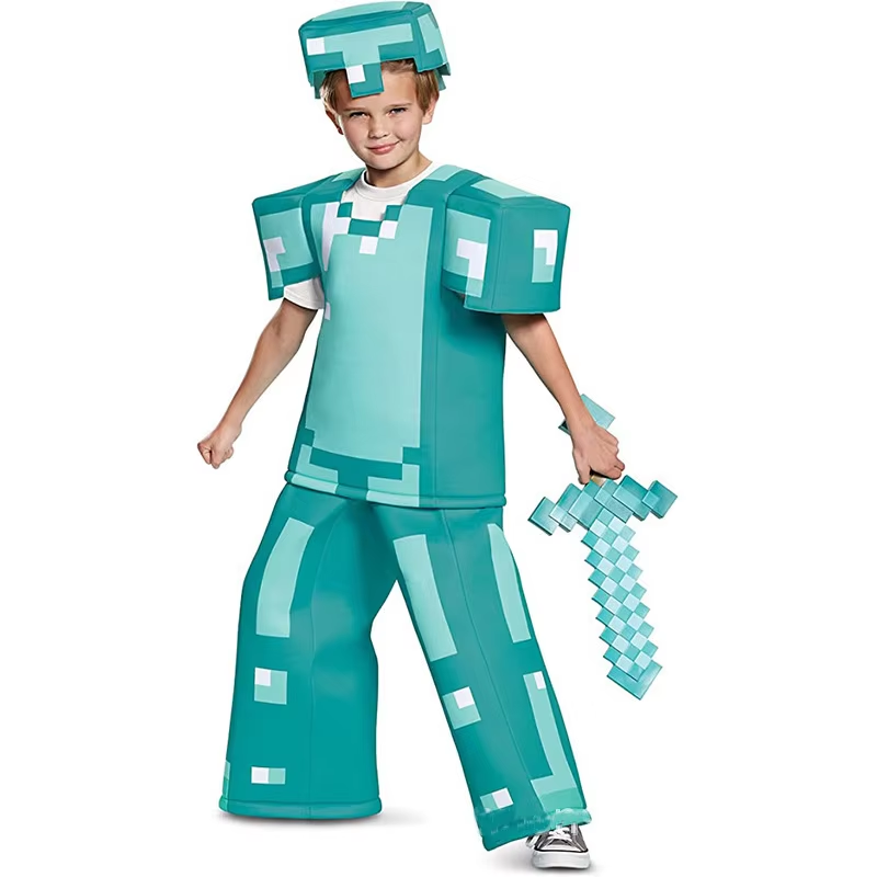NEW Kids Cosplay Diamond Armor - Party Games Quiz recension och pris