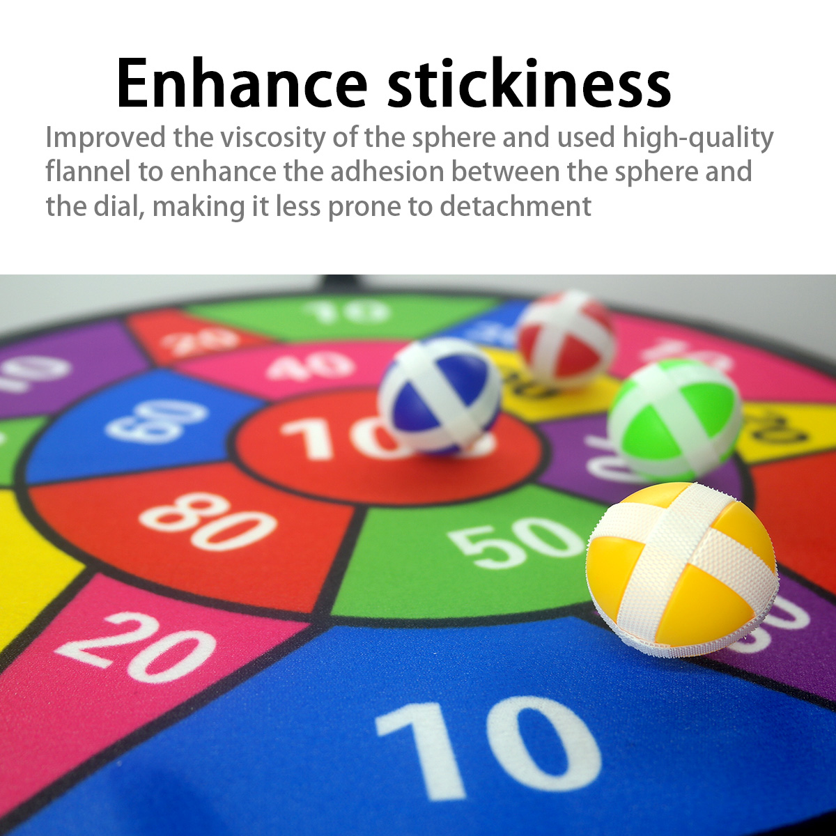 12 Sticky Ball Dart Plate Set  - Party Games For 5 Year Olds Indoors recension och pris