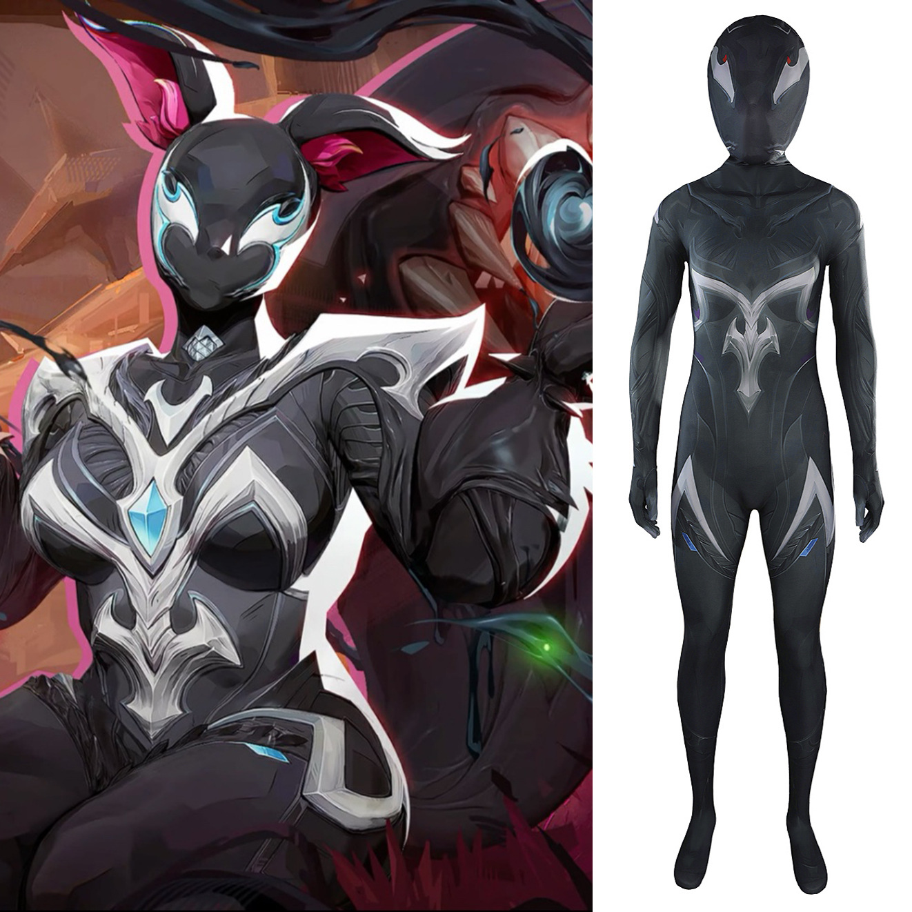 Squirrel Girl Black Jumpsuit C - Party Games Kids recension och pris