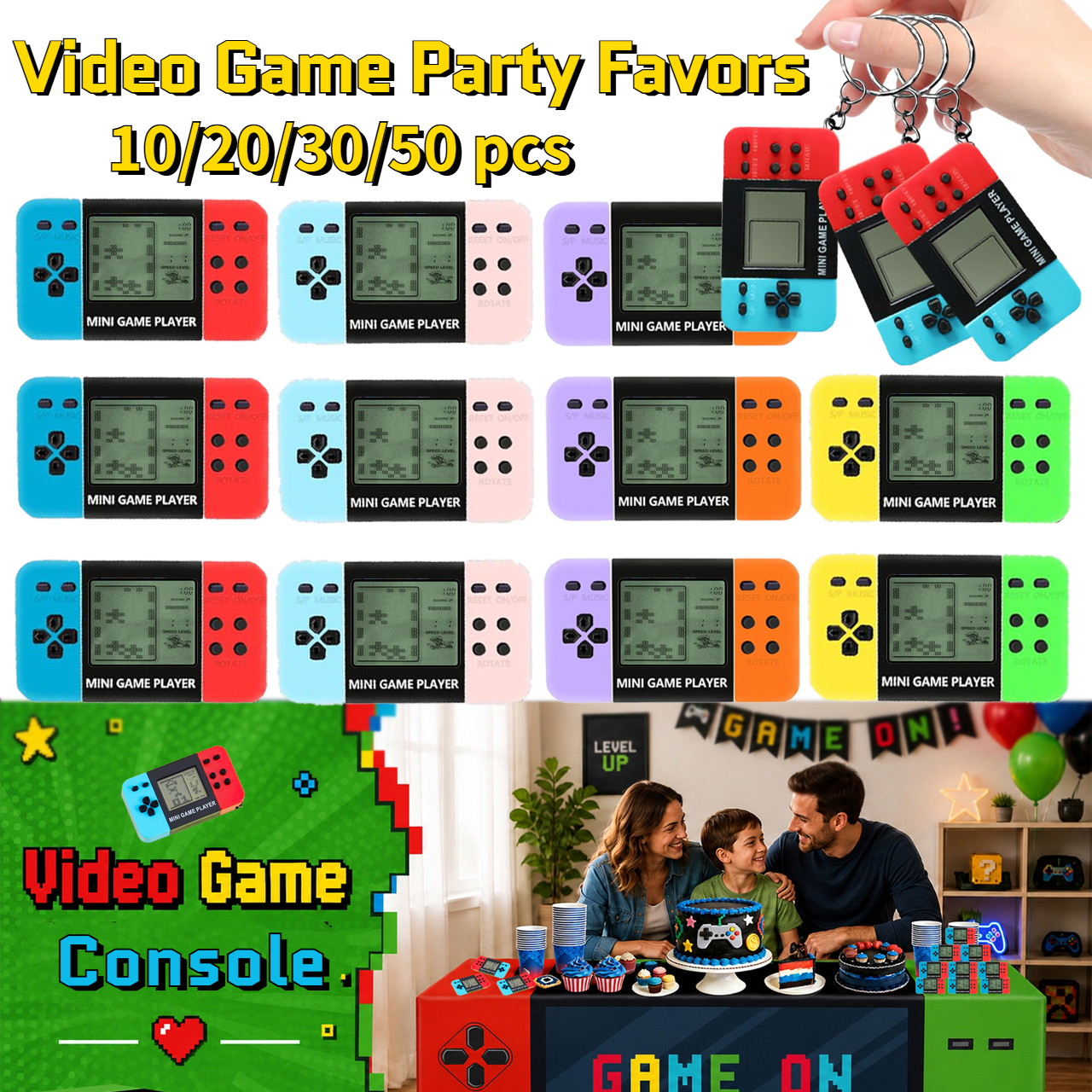 10-120pcs Kids Mini Handheld G - Party Games Console recension och pris
